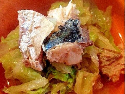 【糖質制限・節約】サバの水煮缶で♪白菜とサバ煮込み